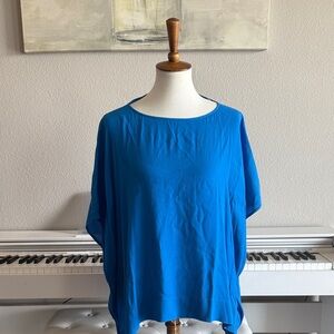 Blue Diane Von Furstenberg Blouse Sz Ladies Small
